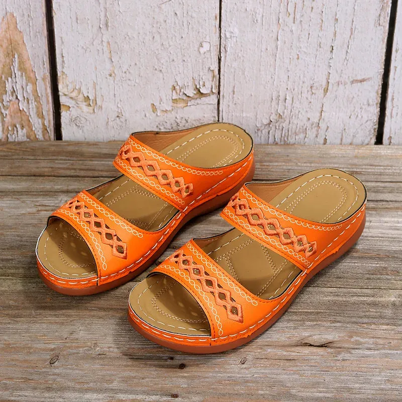 AMARA | Beach Wedge Sandals