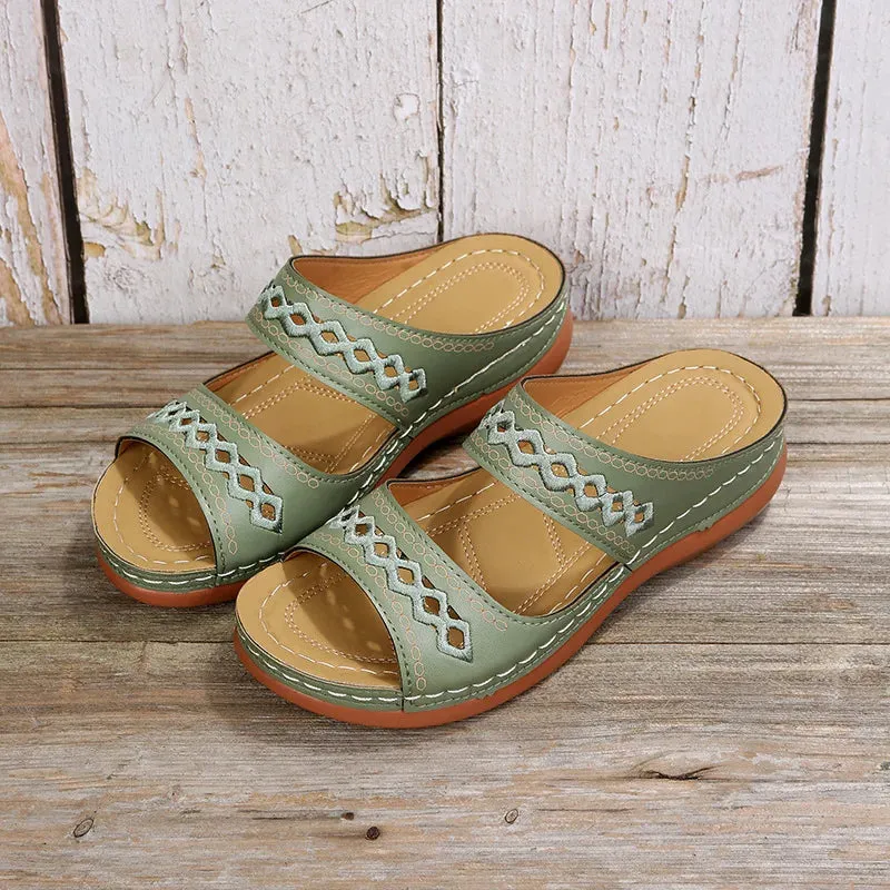 AMARA | Beach Wedge Sandals