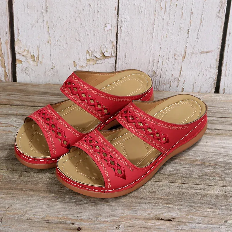 AMARA | Beach Wedge Sandals