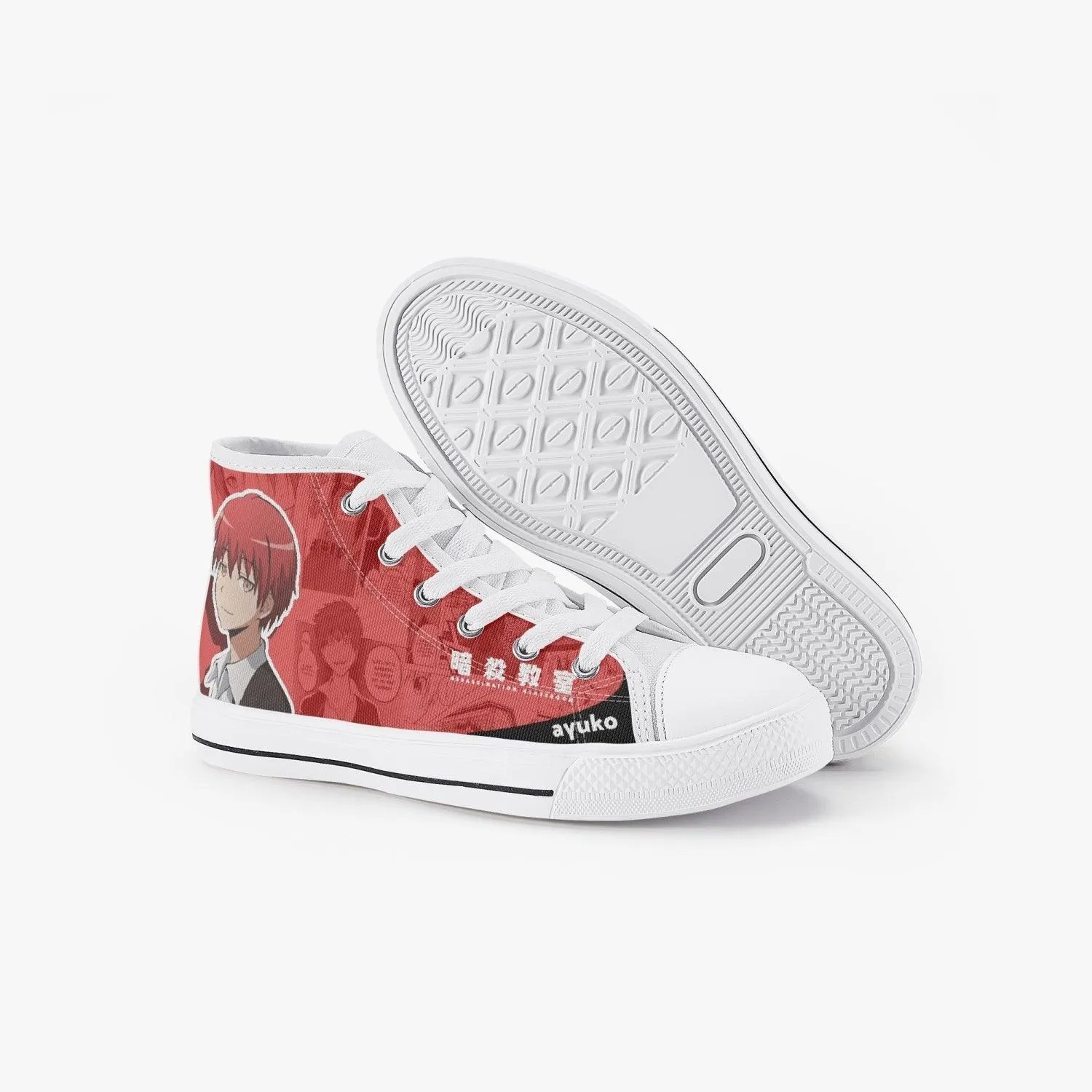 Assassination Classroom Karma Akabane Kids A-Star High Anime Shoes
