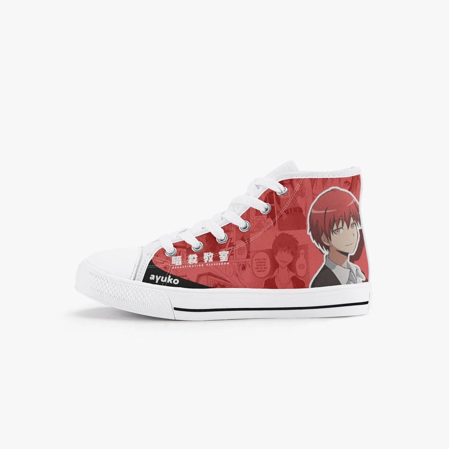 Assassination Classroom Karma Akabane Kids A-Star High Anime Shoes