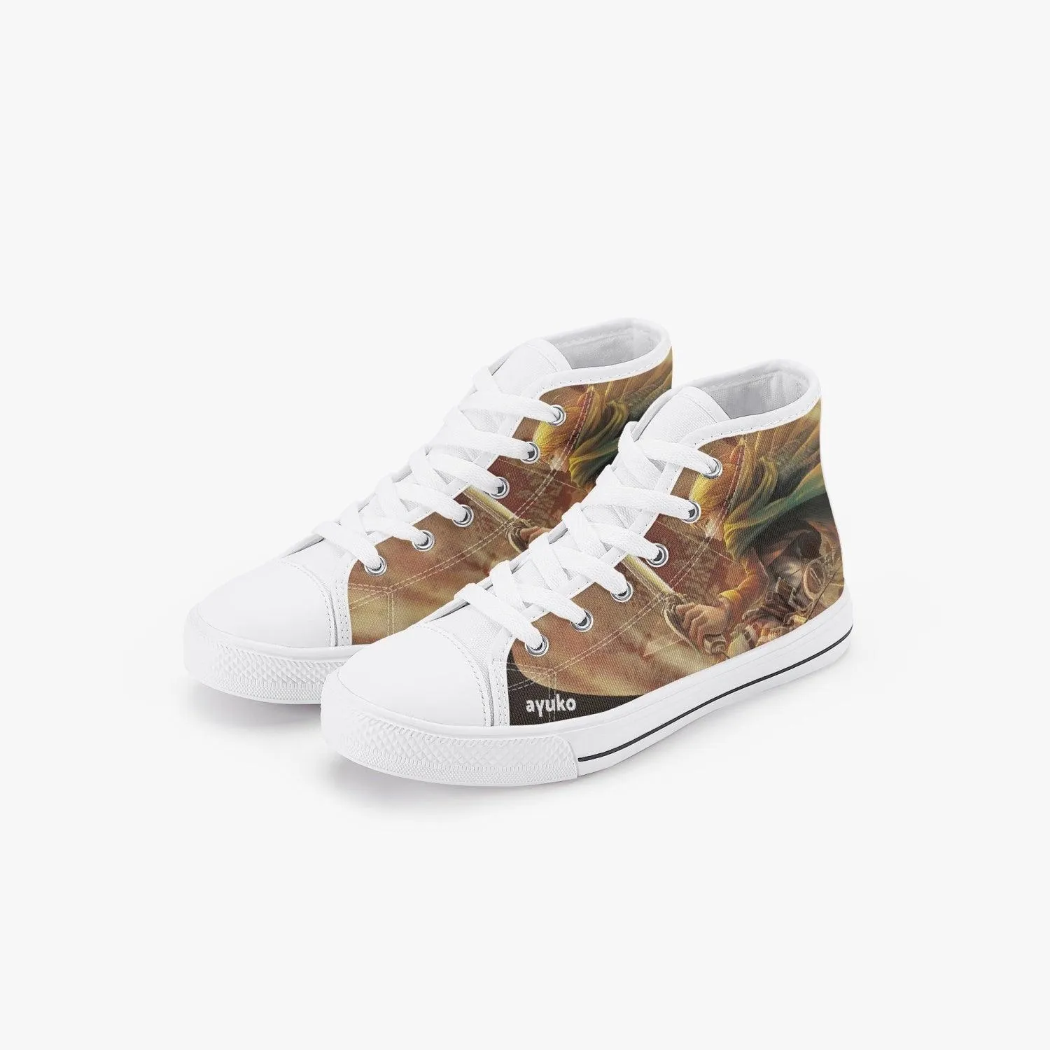 Attack On Titan Armin Arlert Kids A-Star High Anime Shoes