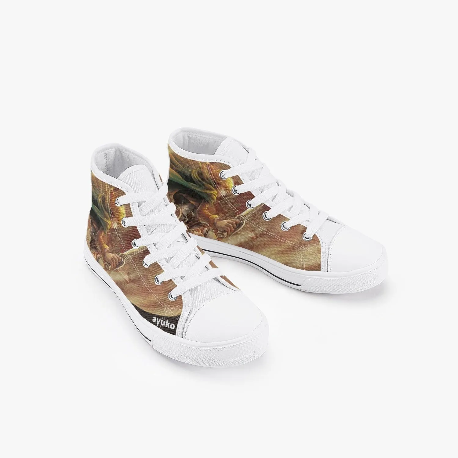 Attack On Titan Armin Arlert Kids A-Star High Anime Shoes