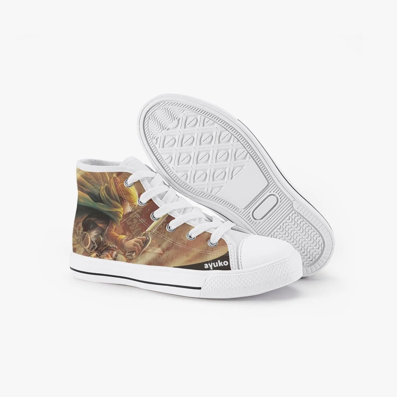 Attack On Titan Armin Arlert Kids A-Star High Anime Shoes