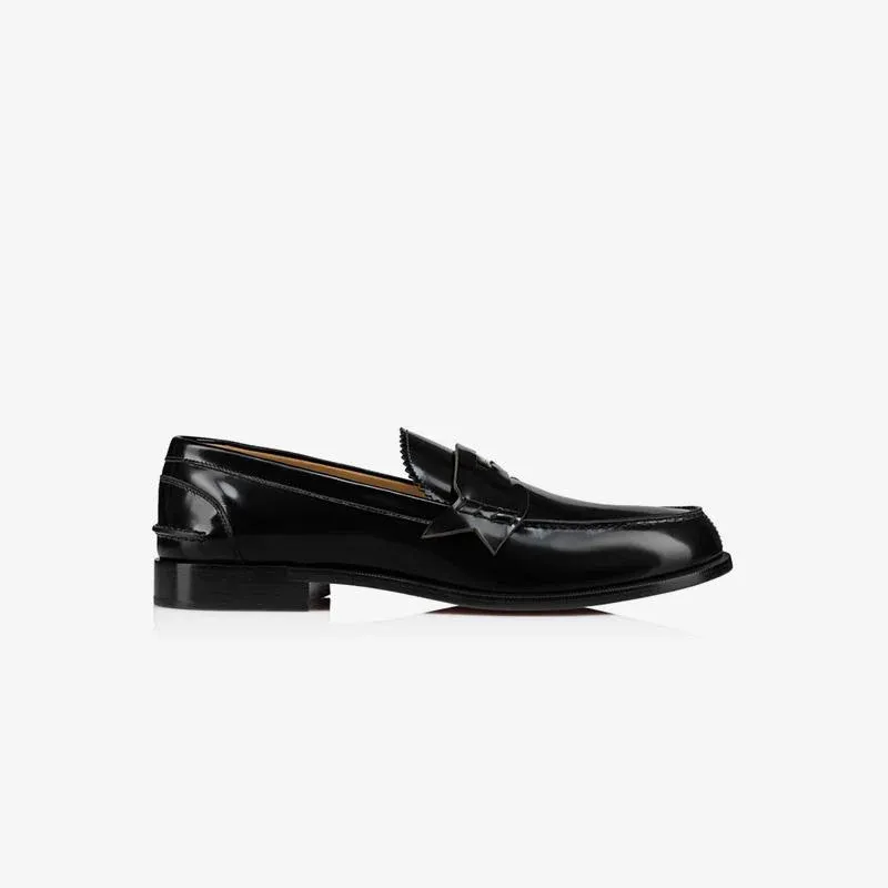 Casual Bi-color Leather Penny Loafers