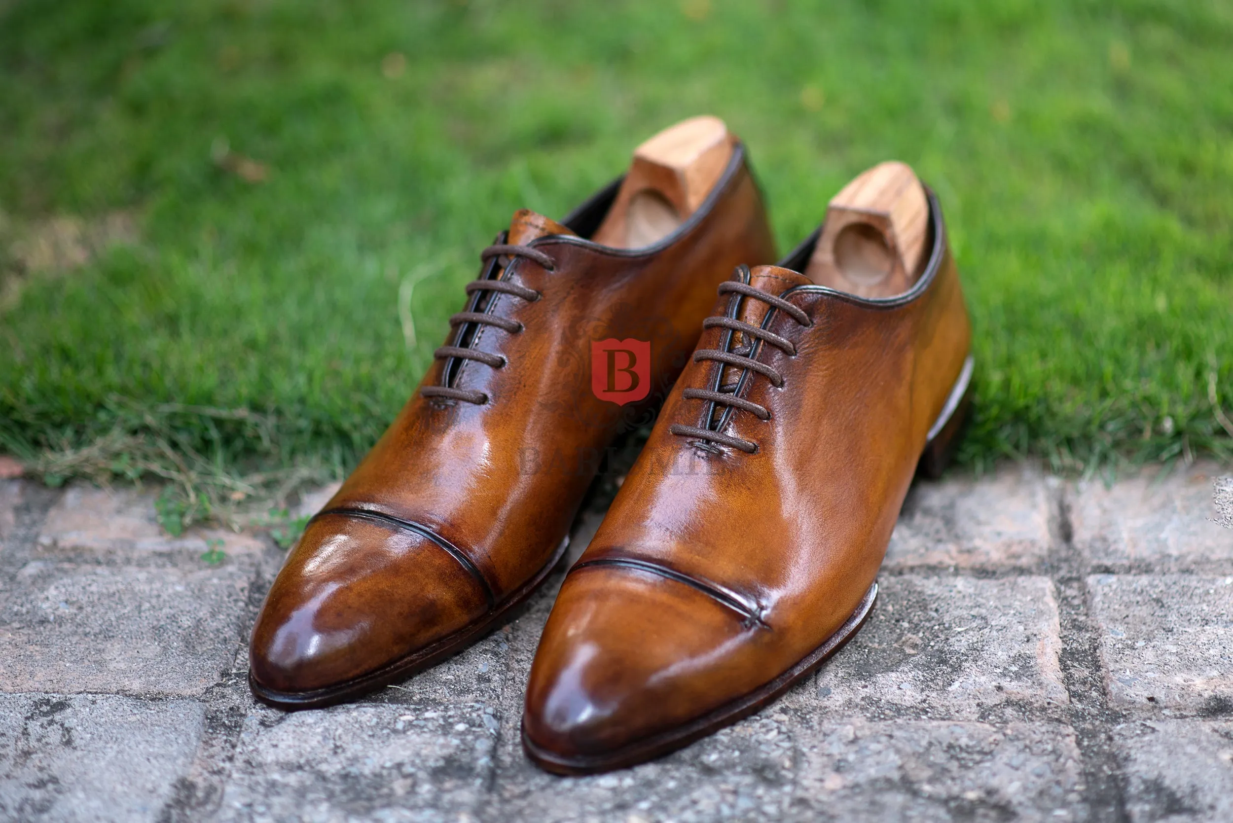 CEO II- Cognac Calf Oxford shoes