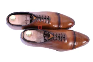 CEO II- Cognac Calf Oxford shoes