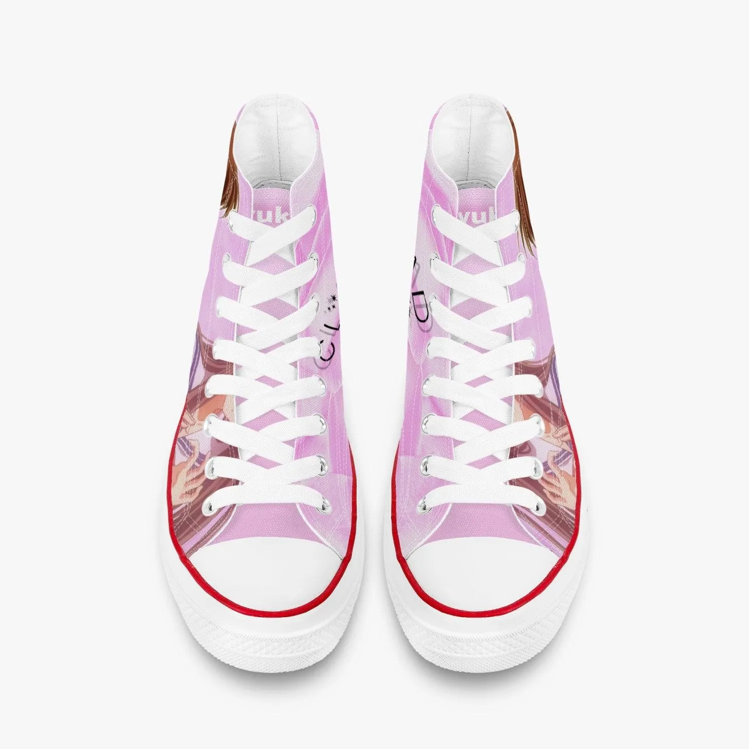 Clannad Nagisa Furukawa A-Star High White Anime Shoes