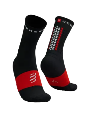 Compressport Unisex's Ultra Trail Sock v2.0 - Black/Red