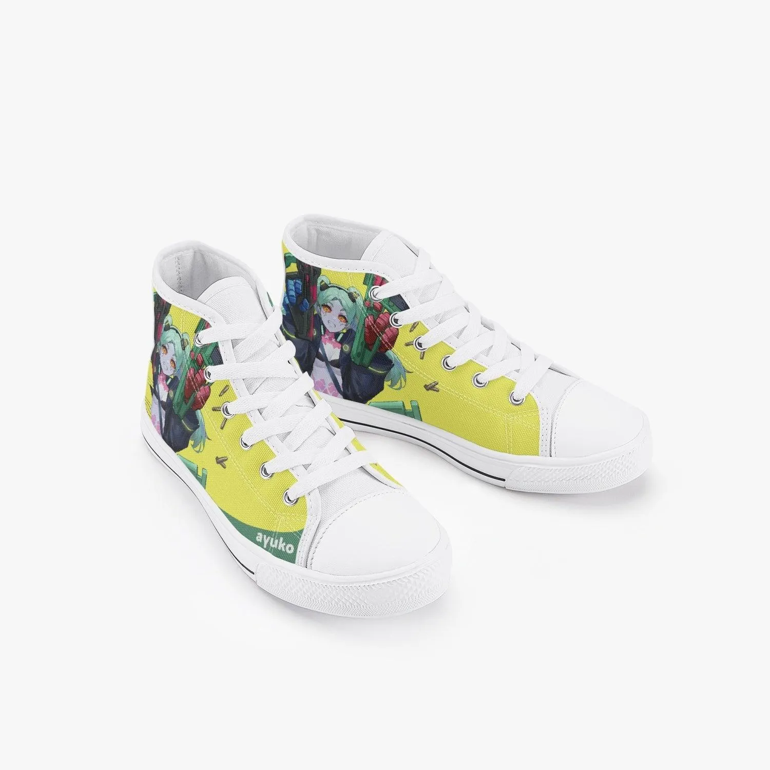 Cyberpunk Edgerunners Rebecca Kids A-Star High Anime Shoes