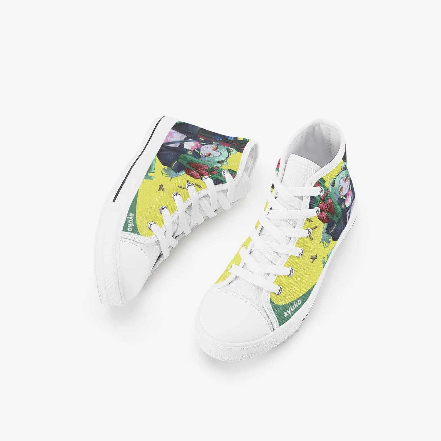 Cyberpunk Edgerunners Rebecca Kids A-Star High Anime Shoes