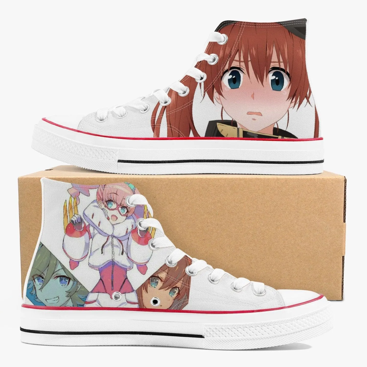 Darling in The Franxx Miku A-Star High White Anime Shoes