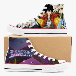 Edens Zero Shiki Granbell A-Star High White Anime Shoes