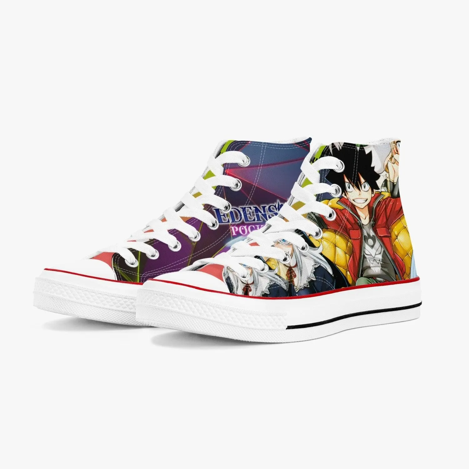 Edens Zero Shiki Granbell A-Star High White Anime Shoes