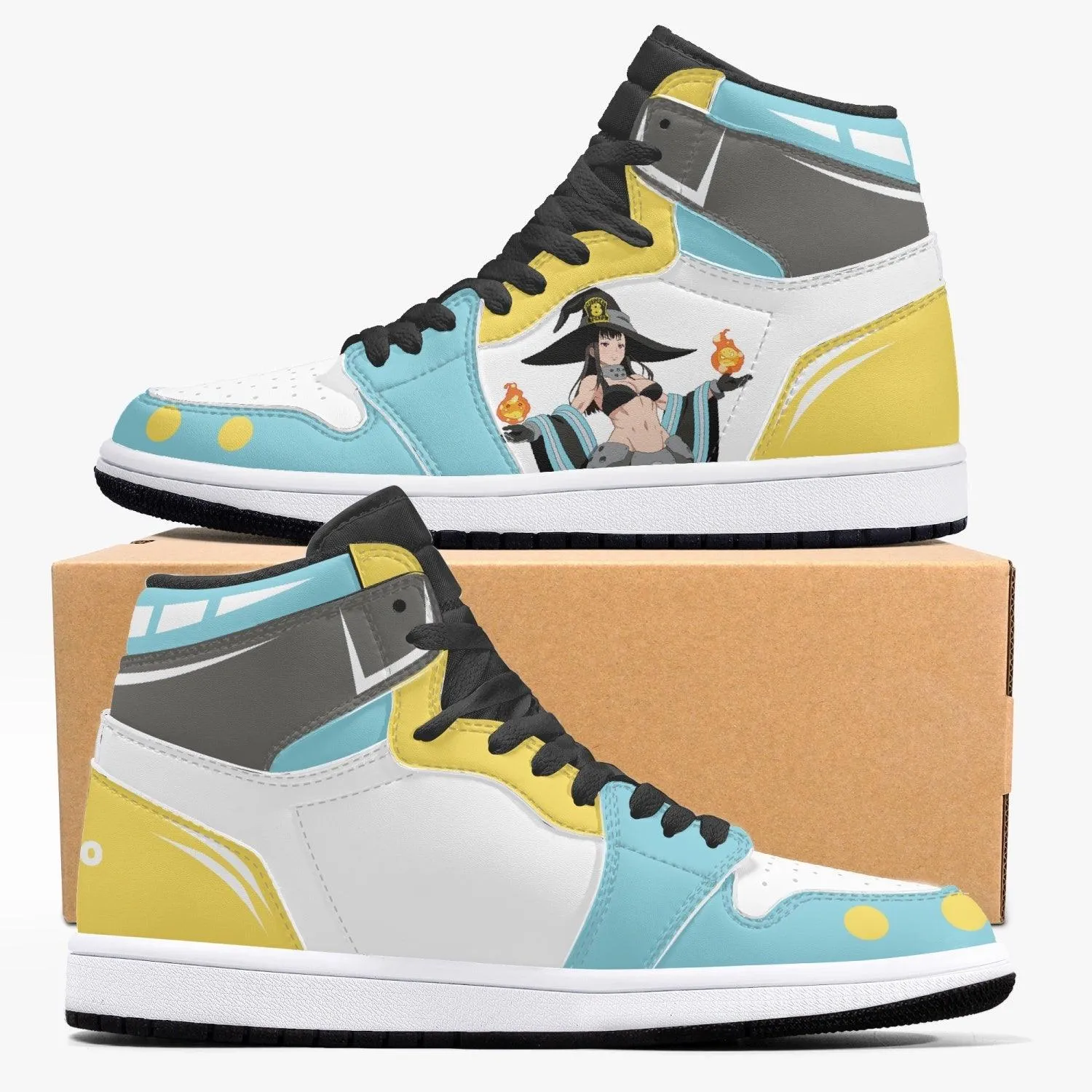 Fire Force Maki JD1 Anime Shoes