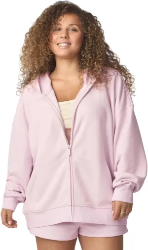 florence by mills Women's Cozy Crush Oversized Zip Hoodie