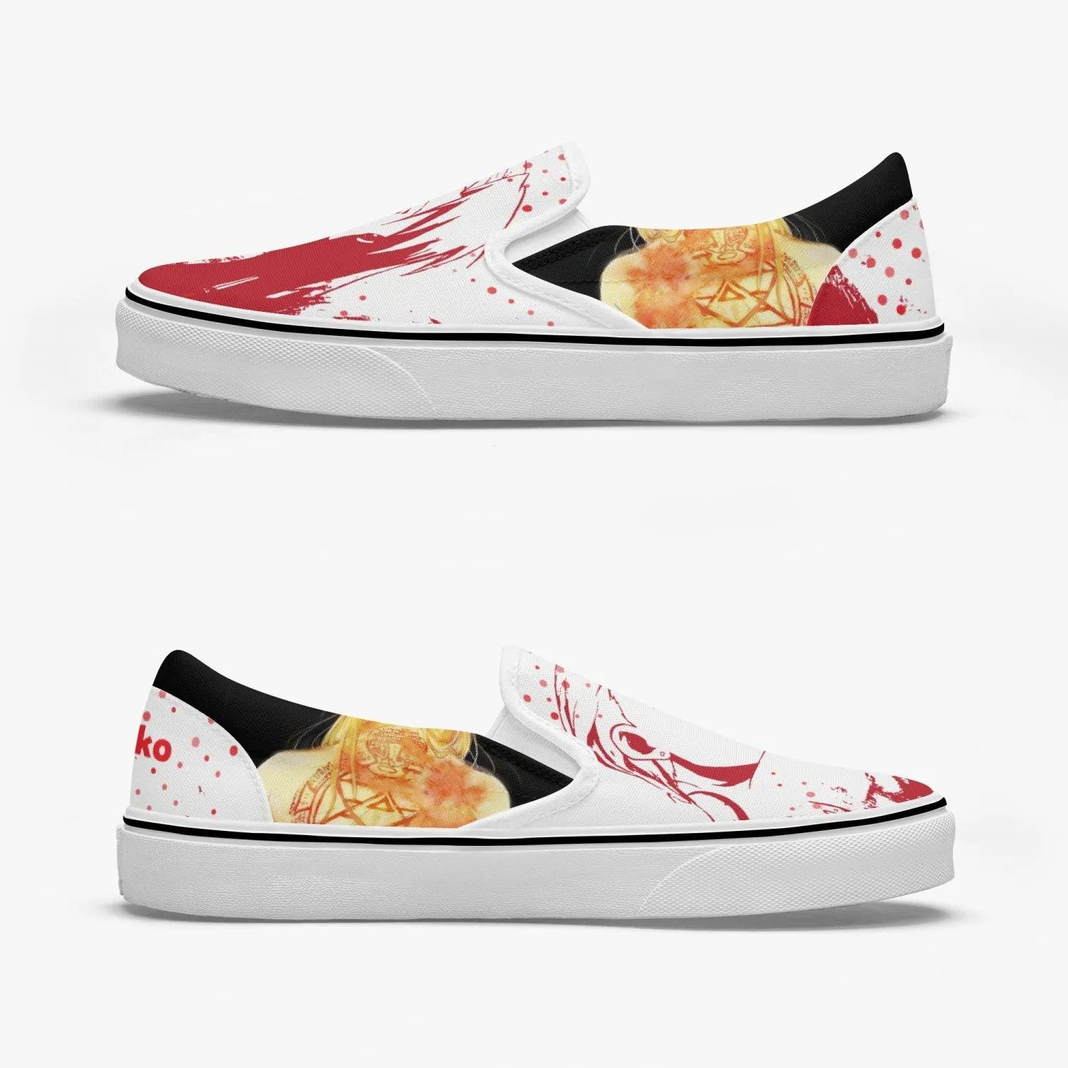 Fullmetal Alchemist Riza Slip Ons Anime Shoes
