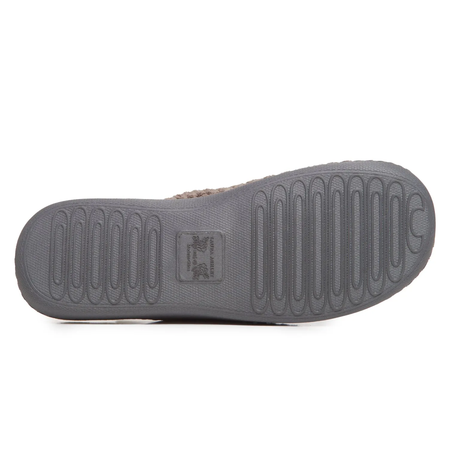 Laura Ashley Women's Spa Slip-On Rugged Slippers with Bow Details | Non-Slip House Slippers with Cushioned Insole for Ladies