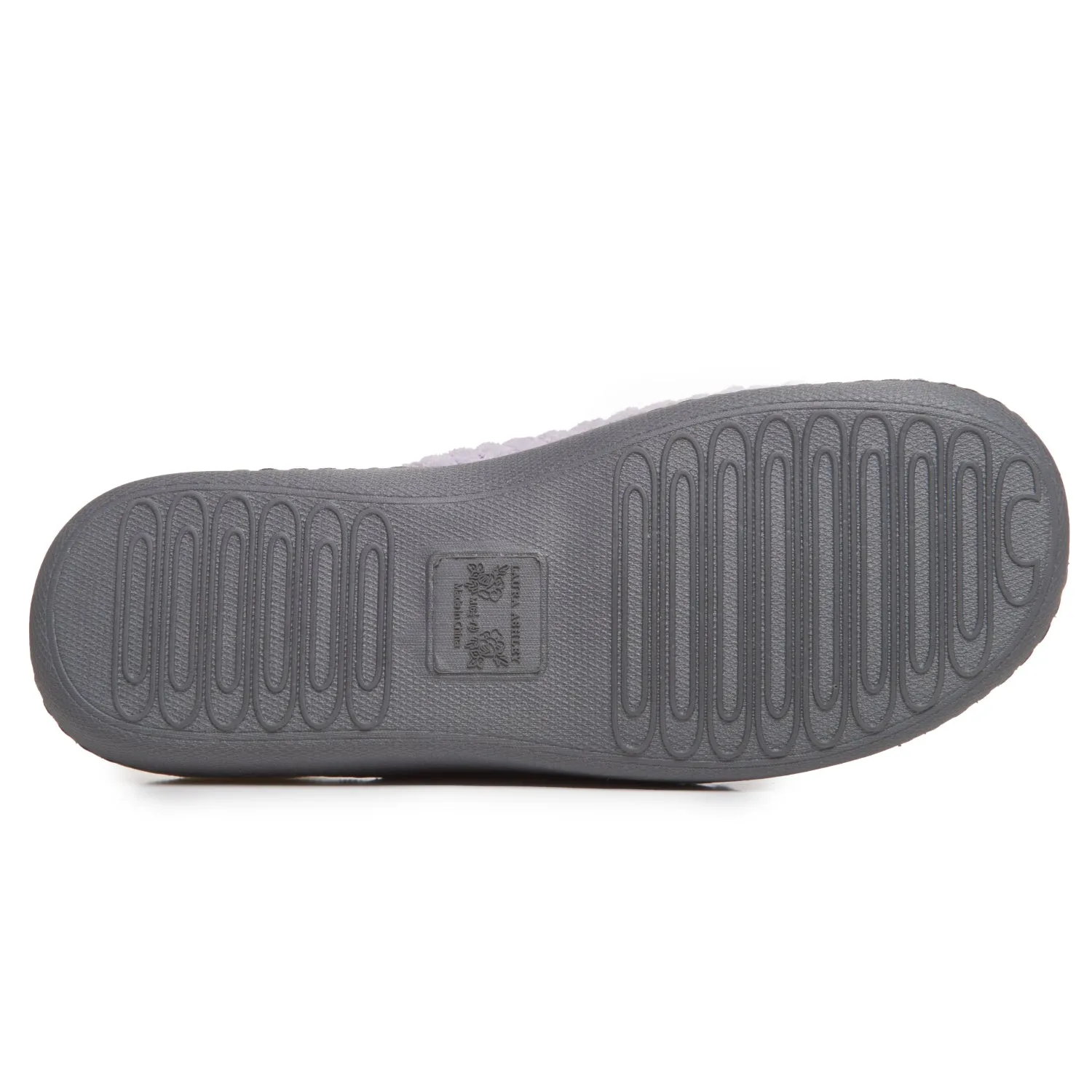 Laura Ashley Women's Spa Slip-On Rugged Slippers with Bow Details | Non-Slip House Slippers with Cushioned Insole for Ladies