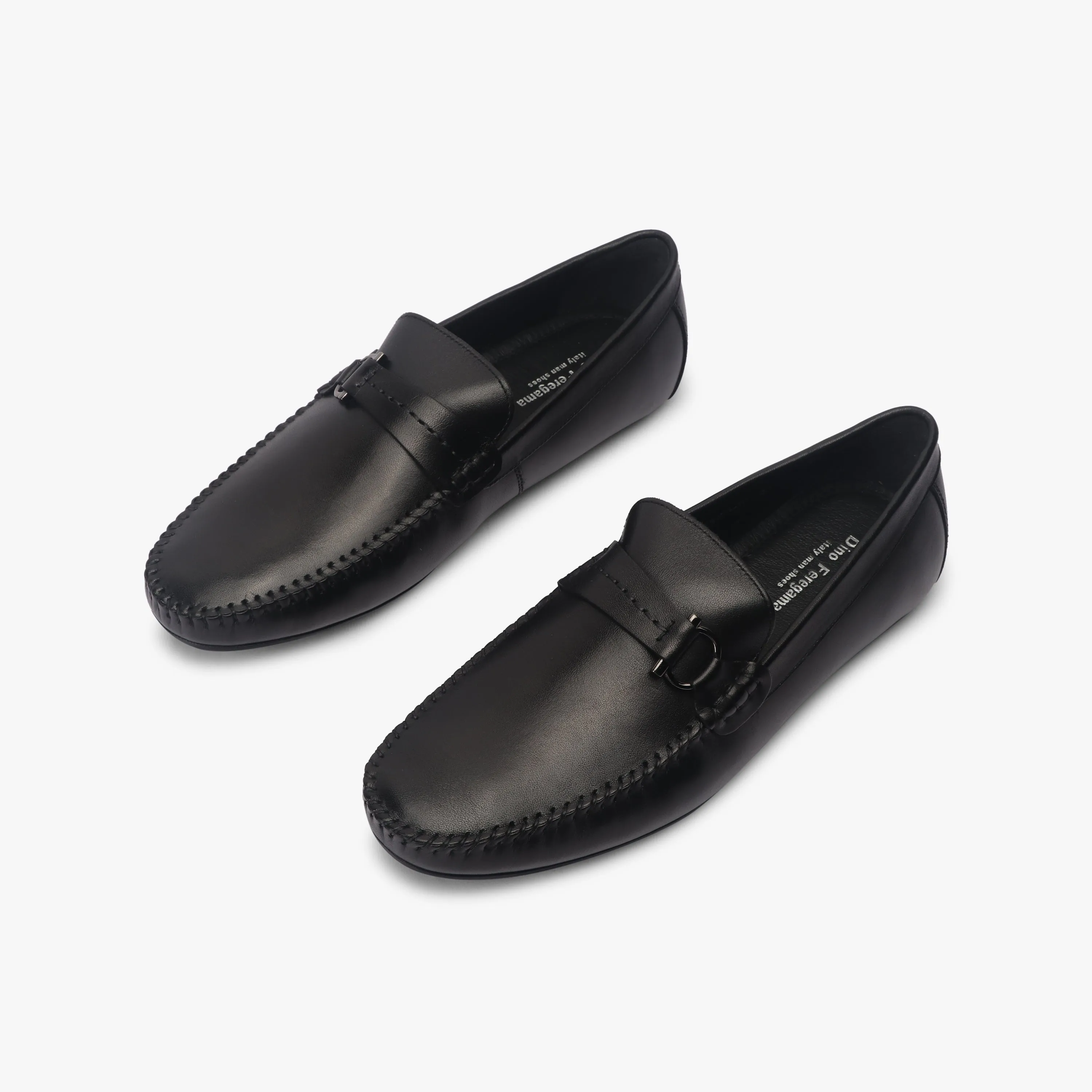 Metal Bit Accented Loafers