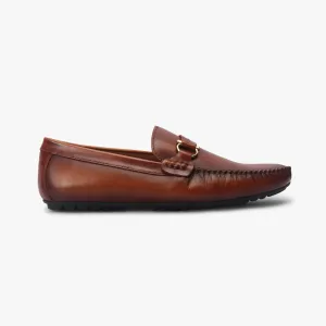 Metal Bit Accented Loafers
