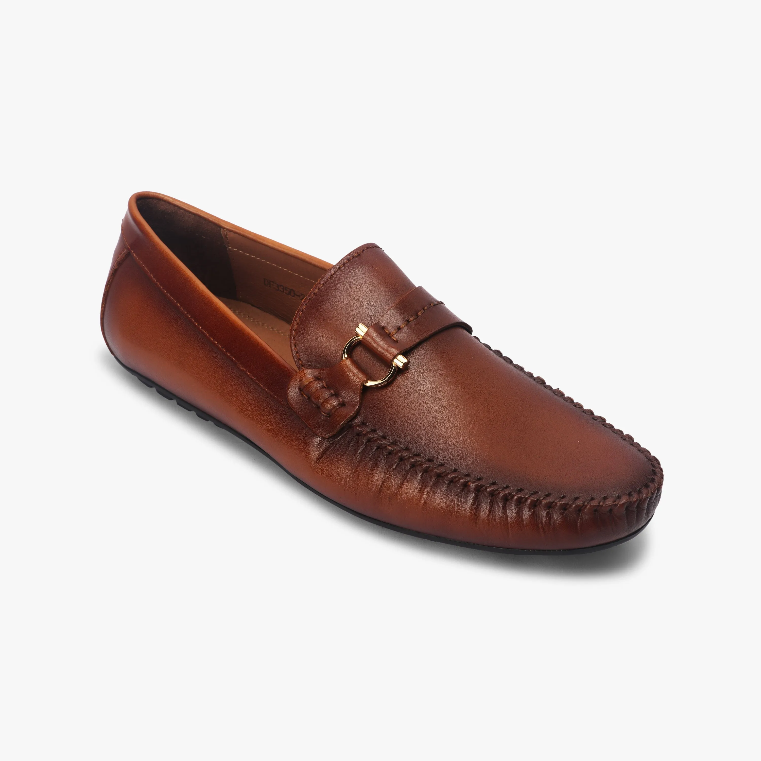 Metal Bit Accented Loafers