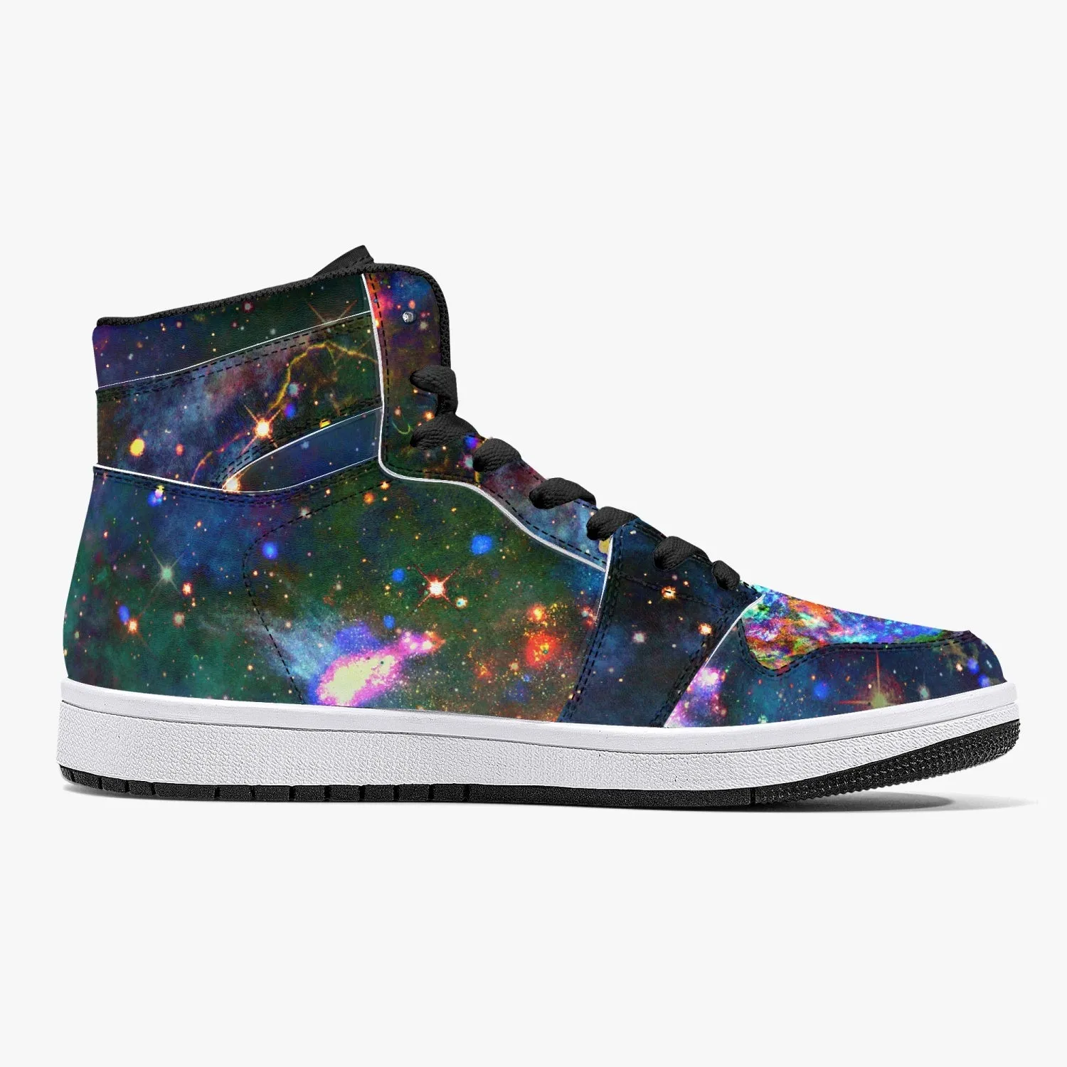 Oriarch Psychedelic Split-Style High-Top Sneakers