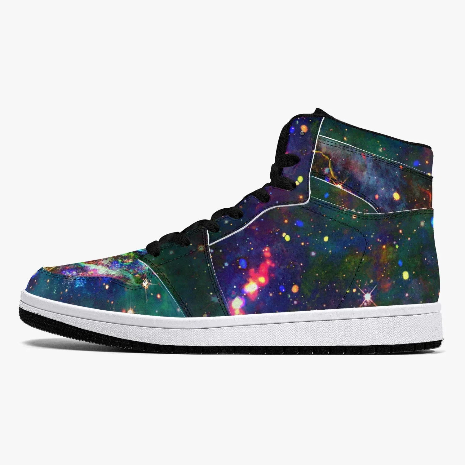 Oriarch Psychedelic Split-Style High-Top Sneakers