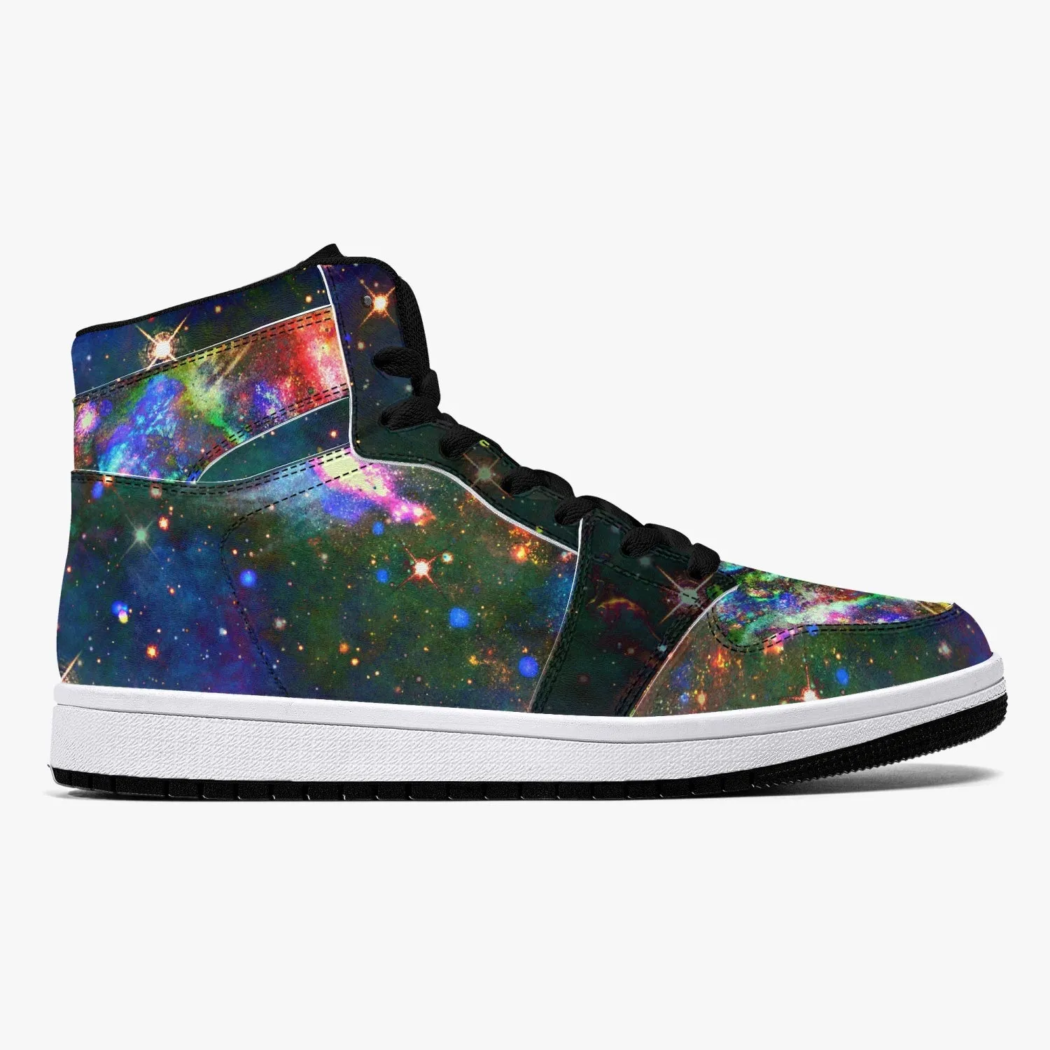 Oriarch Psychedelic Split-Style High-Top Sneakers