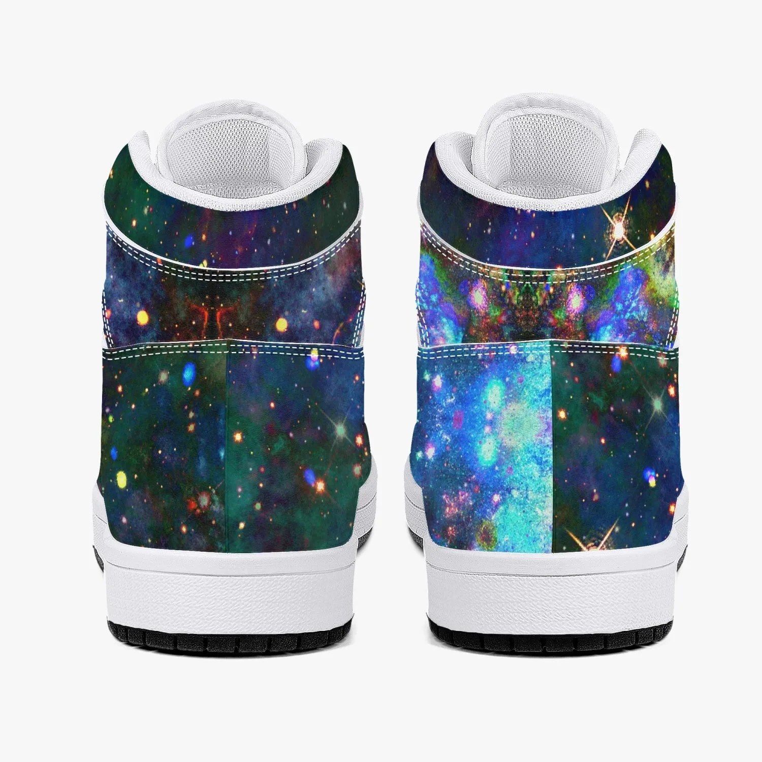 Oriarch Psychedelic Split-Style High-Top Sneakers