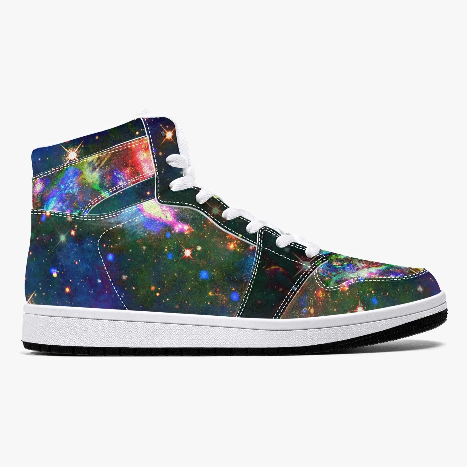 Oriarch Psychedelic Split-Style High-Top Sneakers