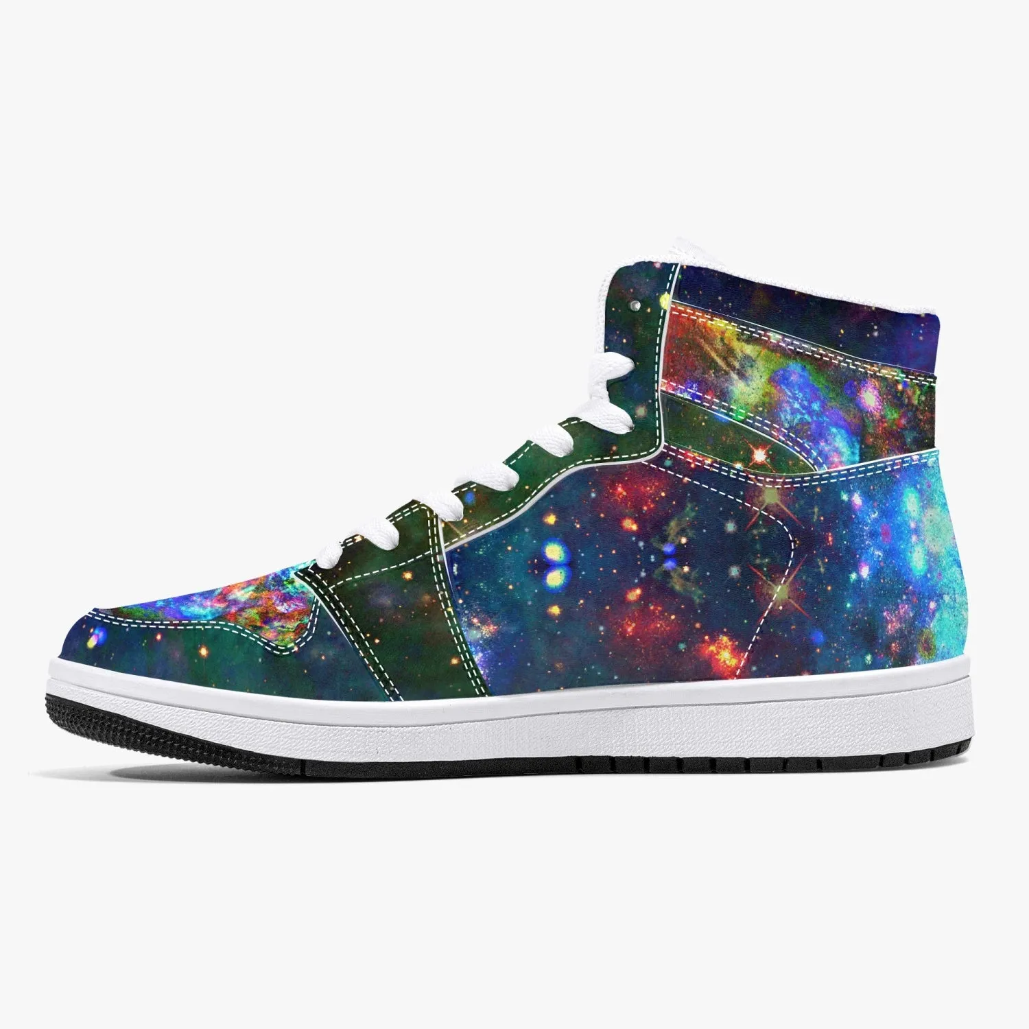 Oriarch Psychedelic Split-Style High-Top Sneakers