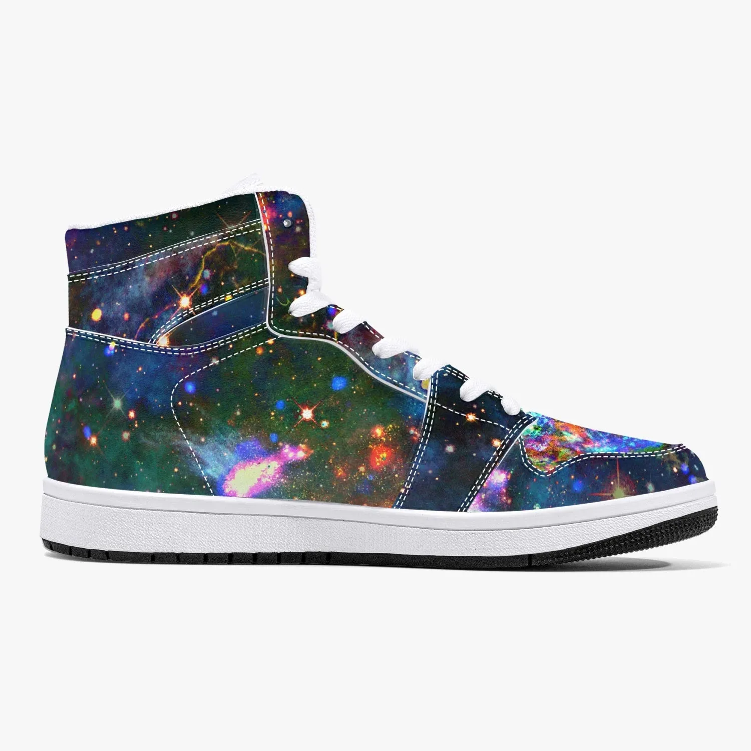 Oriarch Psychedelic Split-Style High-Top Sneakers