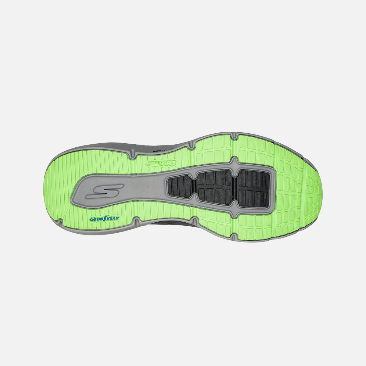 Skechers Go-Run Pure 3 Men's Running Shoes -Charcoal/Lime