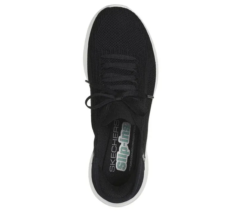 Skechers Ladies Black Ultra Flex 3.0 Brilliant Shoe