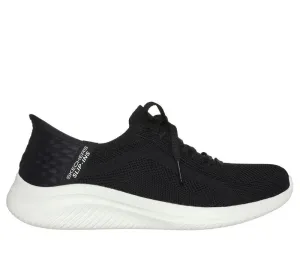 Skechers Ladies Black Ultra Flex 3.0 Brilliant Shoe