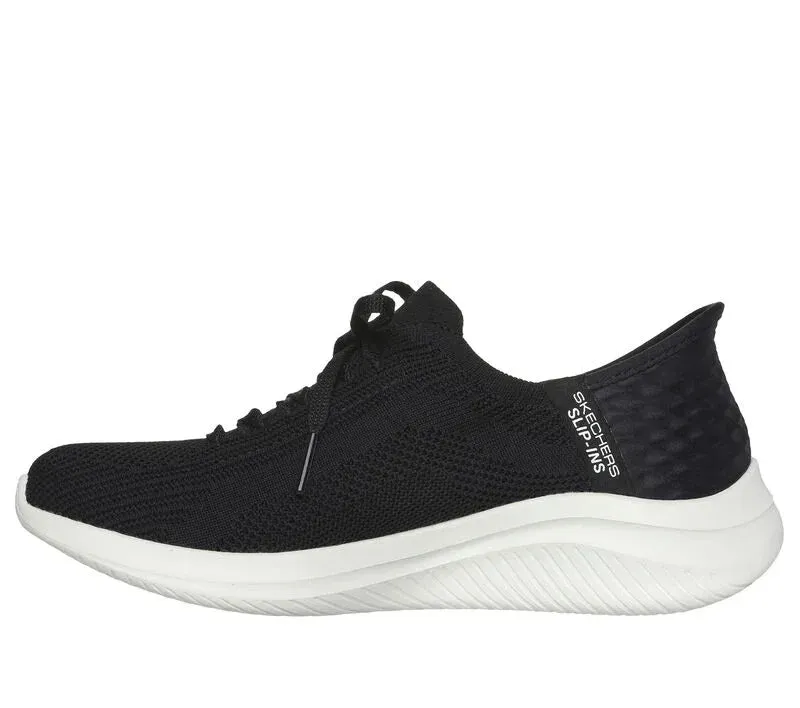 Skechers Ladies Black Ultra Flex 3.0 Brilliant Shoe