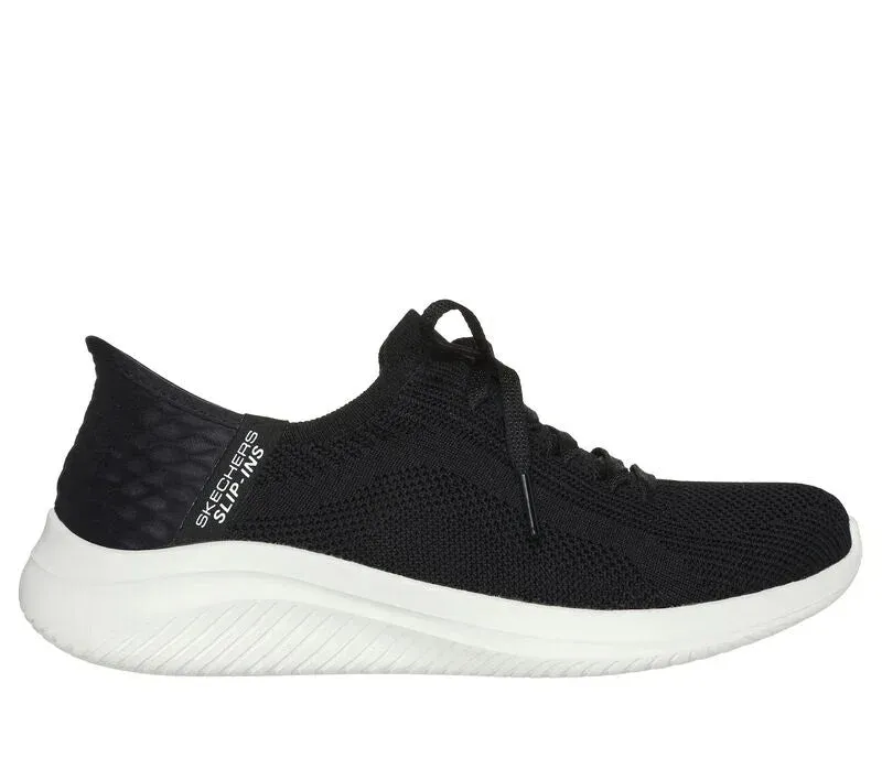 Skechers Ladies Black Ultra Flex 3.0 Brilliant Shoe
