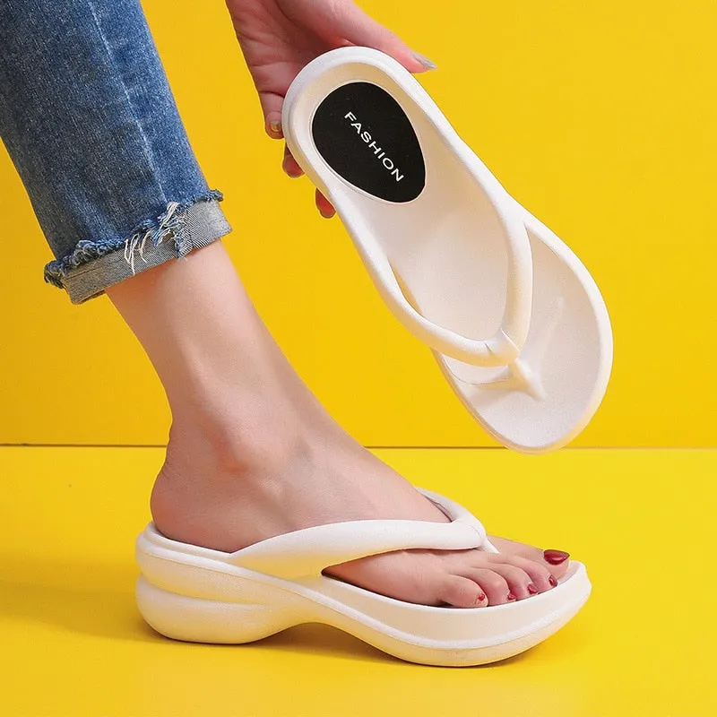 Sweet Style EVA Slippers with Wedges
