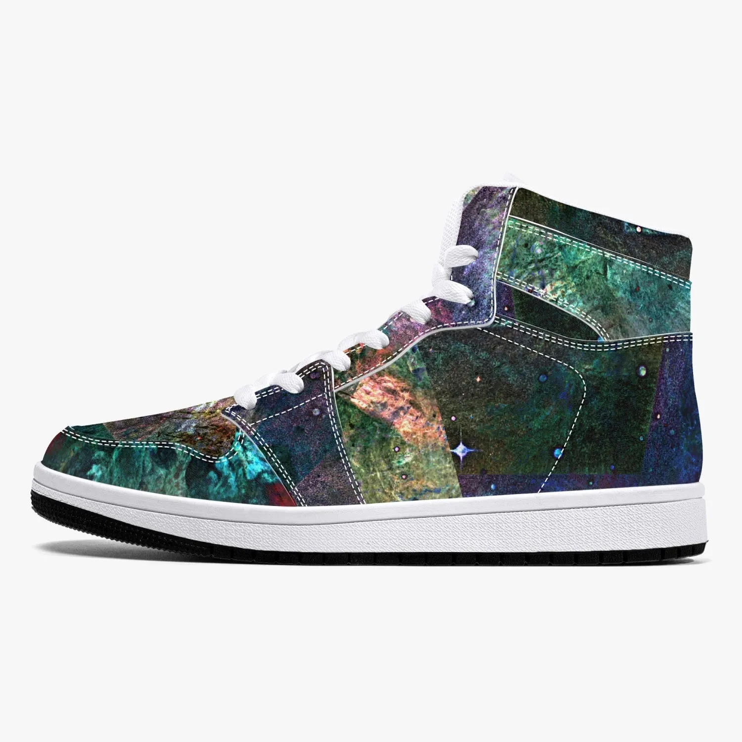 Valendrin Psychedelic Split-Style High-Top Sneakers