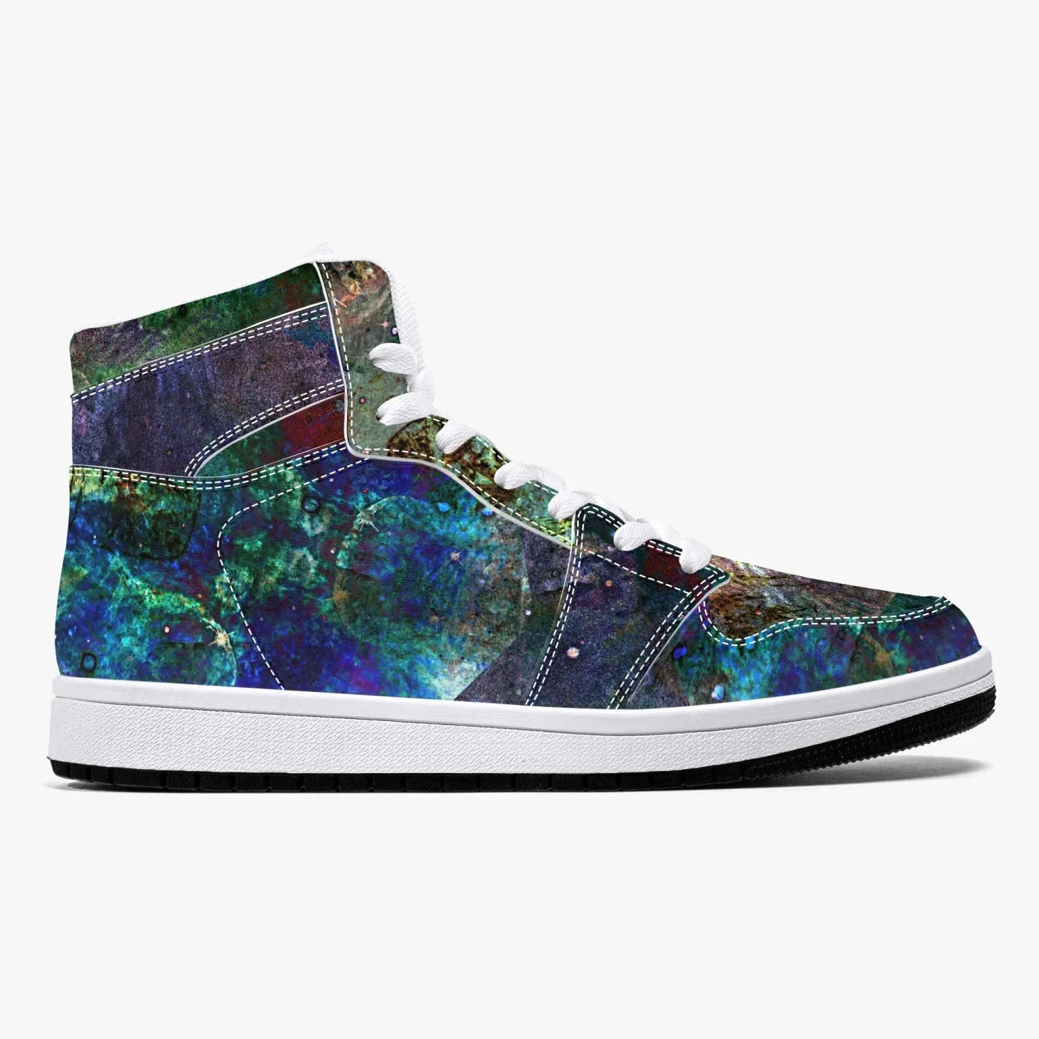 Valendrin Psychedelic Split-Style High-Top Sneakers