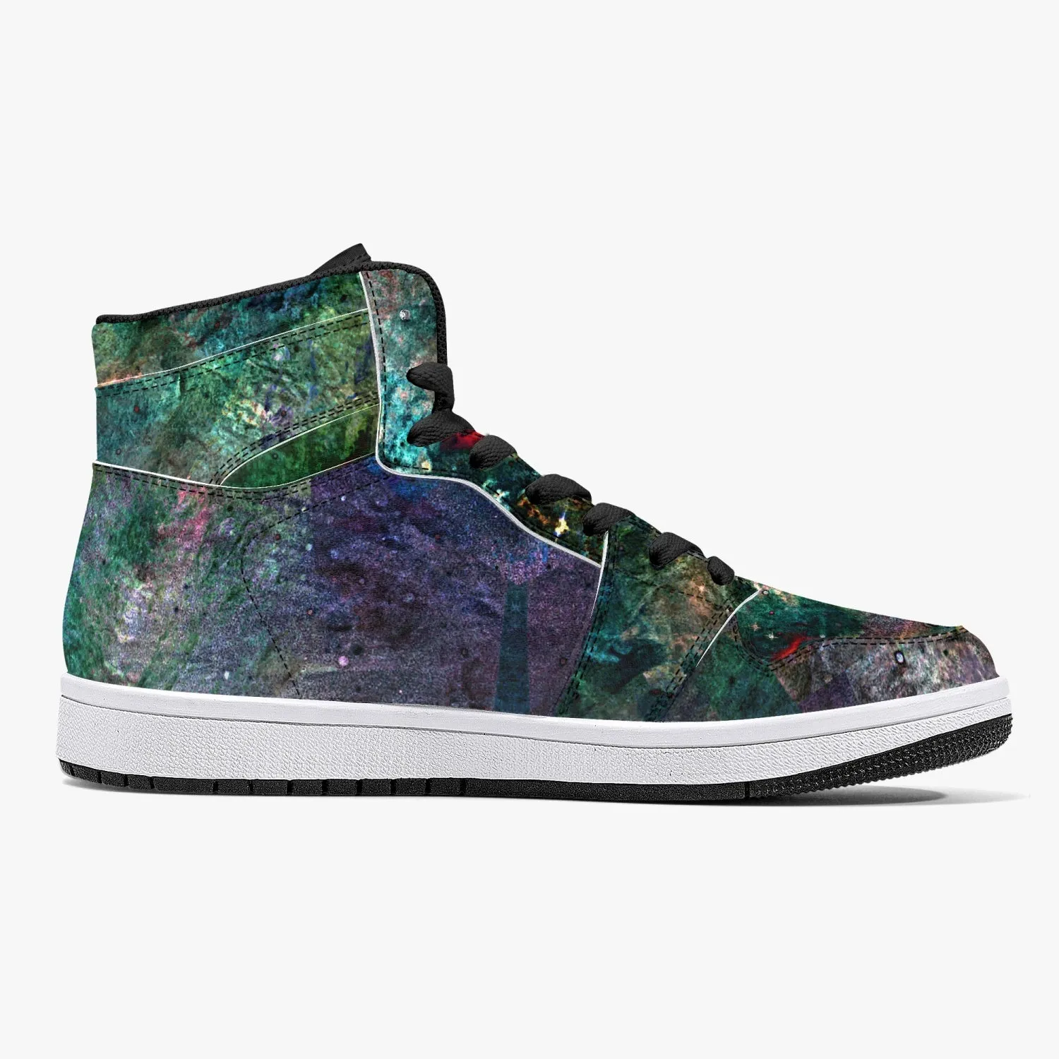 Valendrin Psychedelic Split-Style High-Top Sneakers