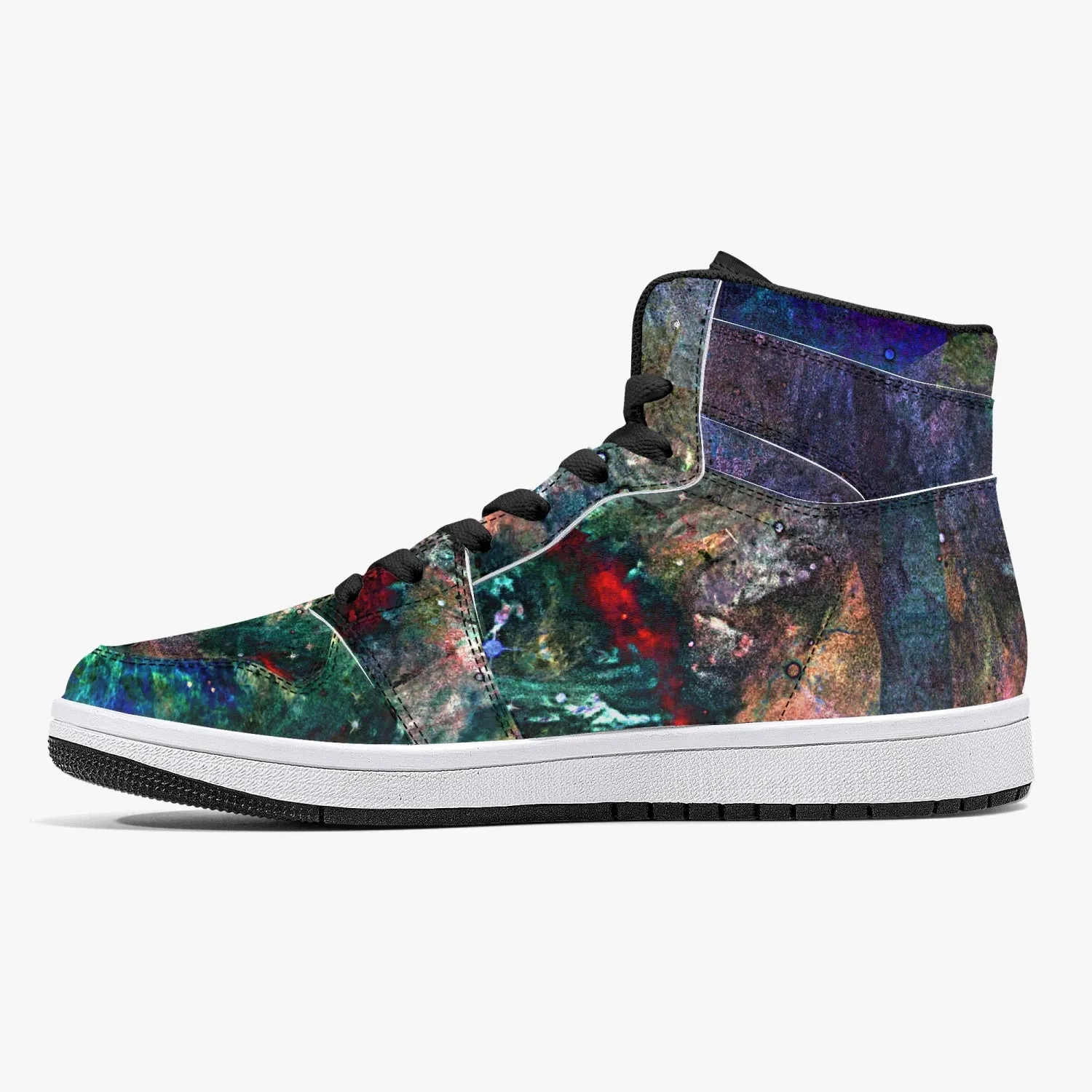 Valendrin Psychedelic Split-Style High-Top Sneakers