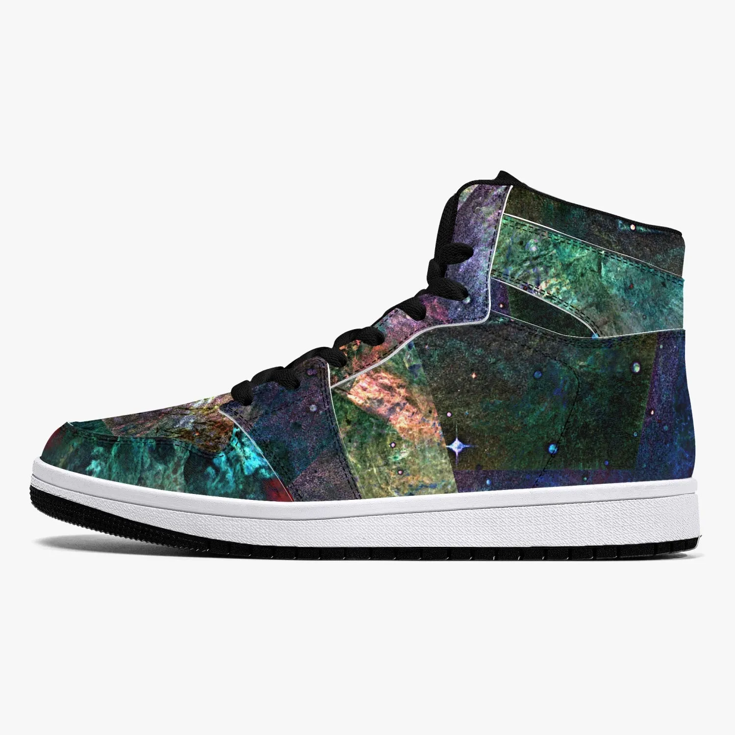 Valendrin Psychedelic Split-Style High-Top Sneakers