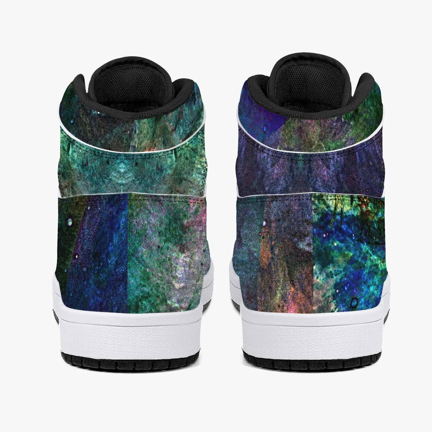 Valendrin Psychedelic Split-Style High-Top Sneakers