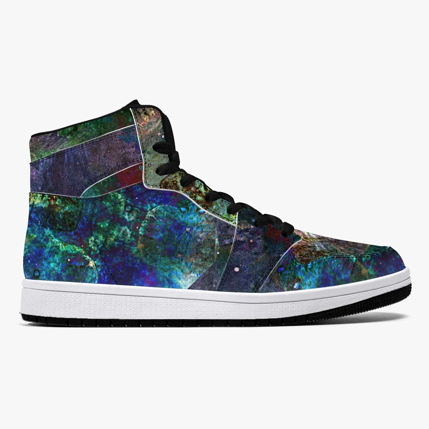 Valendrin Psychedelic Split-Style High-Top Sneakers